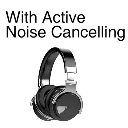 E-7 Bluetooth Headphones Wireless Headset Anc Active Noise Cancelling Headphone Earphone over Ear Stereo Deep Bass Casque